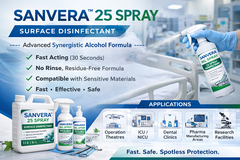 SANVERA 25 Spray Surface Disinfectant